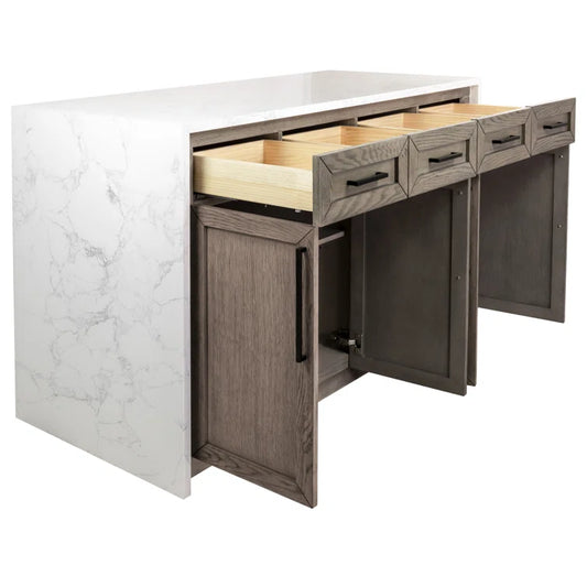 Marble Top Kitchen Island