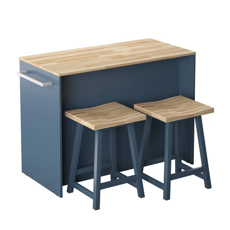 Wood Kitchen Island Set