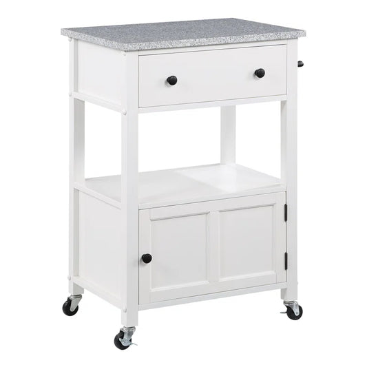 Granite Top Kitchen Cart